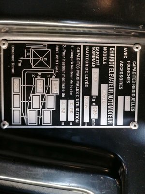 Unknown range 596 Hangcha CDD16-AZ3S