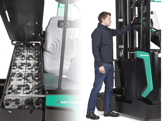 Chariot à mât rétractable Mitsubishi RB14N2L - 8