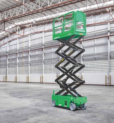 Nacelle ciseaux électrique jusqu'à 14 mètres hauteur de travail