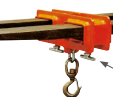Crochet de levage 5 tonnes enfourchable
