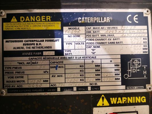 Unknown range 207 Caterpillar EC25N